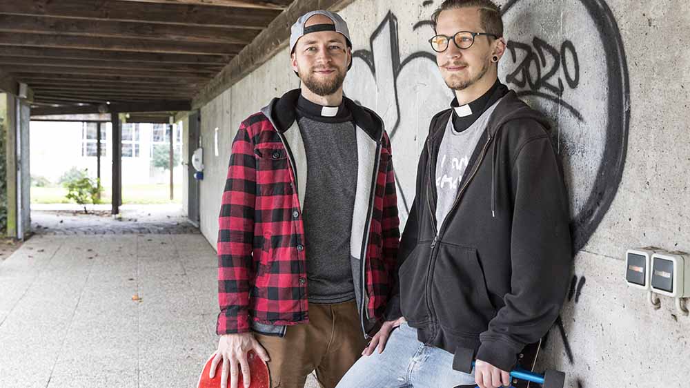 In ihrem Stadtteil sind die Beiden immer präsent