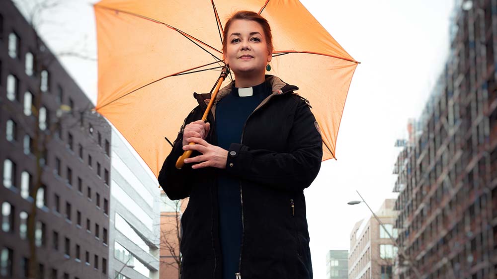 Auch das Hamburger Wetter heißt Maximiliane Kedaj willkommen