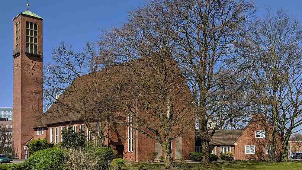 Die Erlöserkirche in Hamburg-Borgfelde