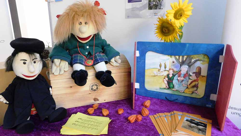 Religionspädagogik geht auch mit Handpuppen