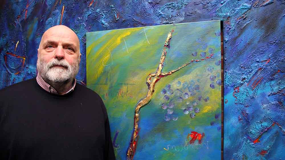 Der Künstler Uwe Appold im Februar 2013