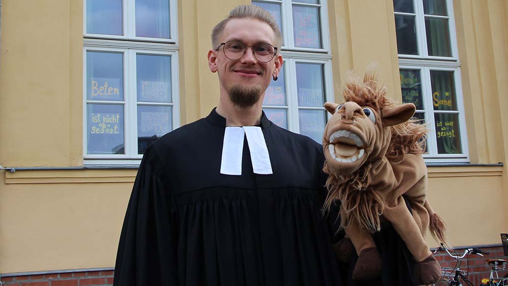 Image - Mit Kamel in der Kita