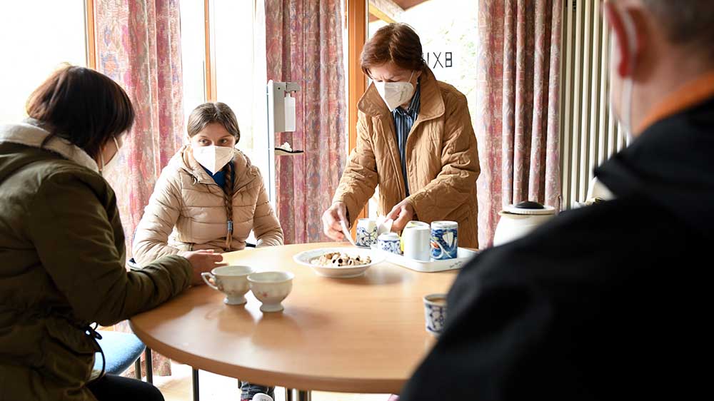 In Ruhe eine Tasse Kaffee trinken auch das geht im blau-gelben Treffpunkt