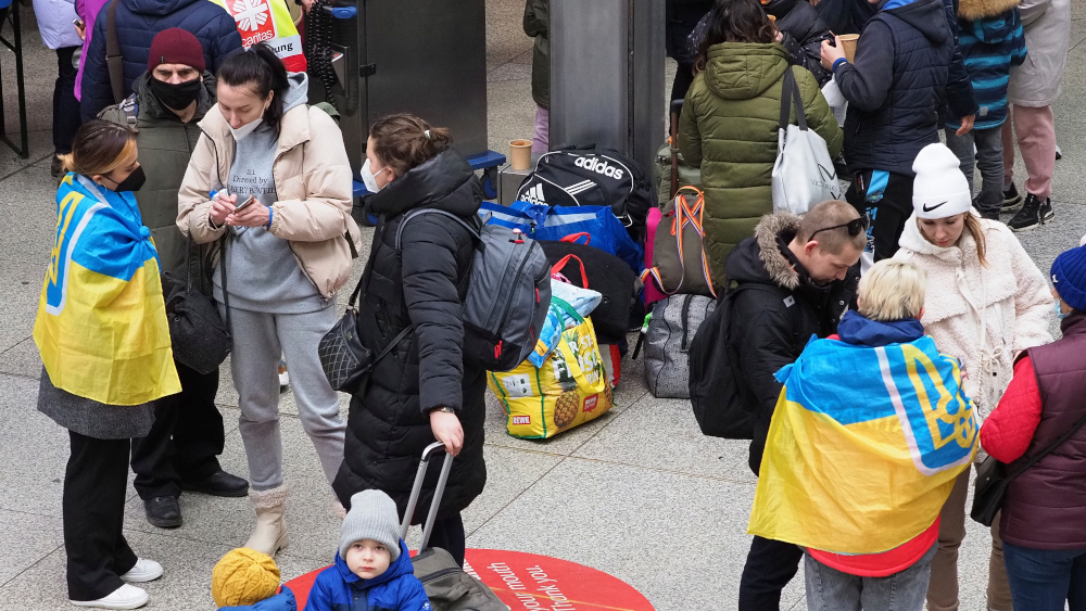 Kriegsflüchtlinge aus der Ukraine werden zu Helfern.(Symbolbild)