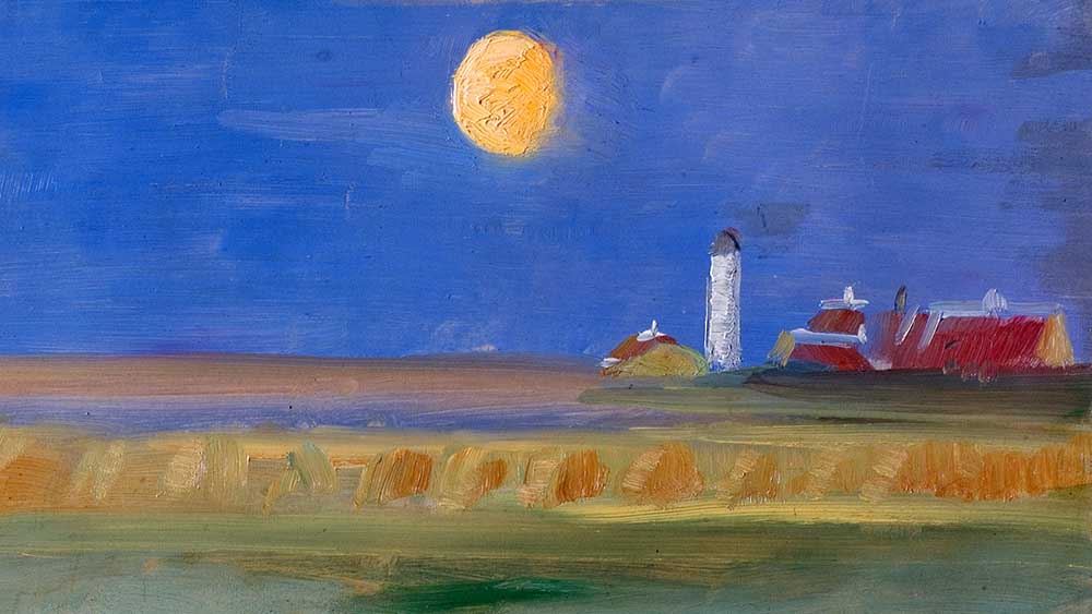 „Mondklarer Abend am Leuchtfeuer von Skagen“ aus dem Jahr 1904