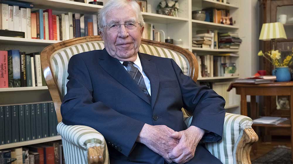 Martin Kruse im April 2019, kurz vor seinem 90. Geburtstag