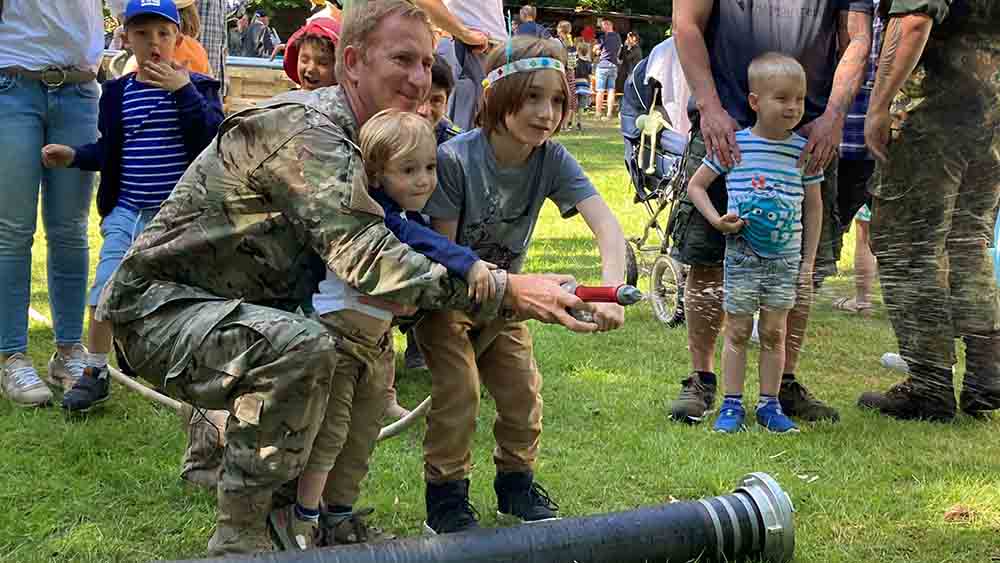 Zur Kita bei der Bundeswehr