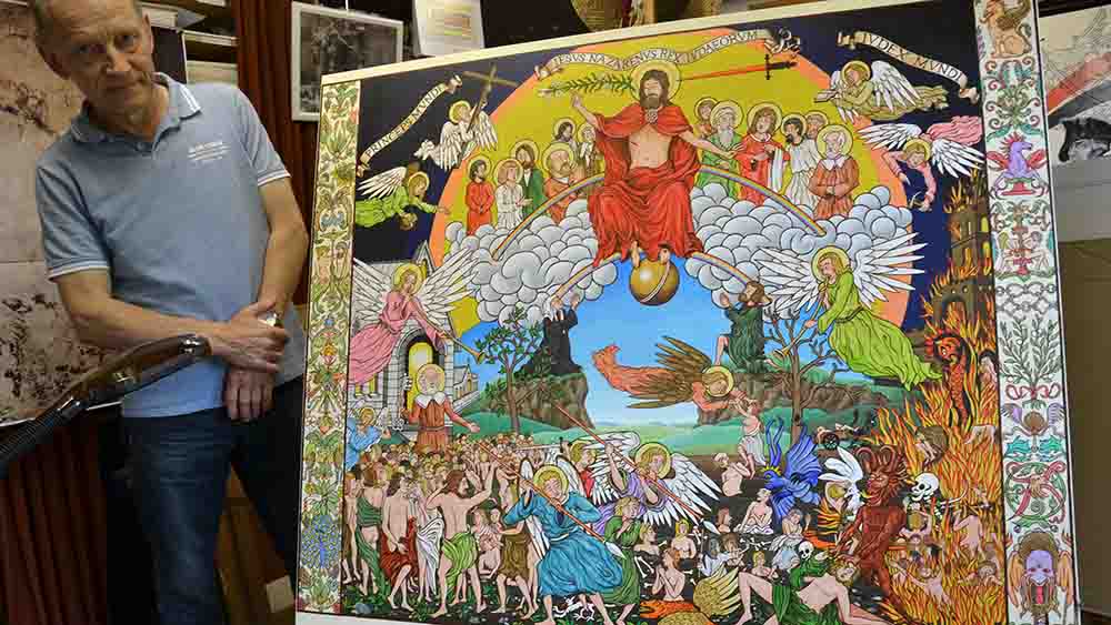 Historienmaler Detlef Glöde zeigt sein Werk