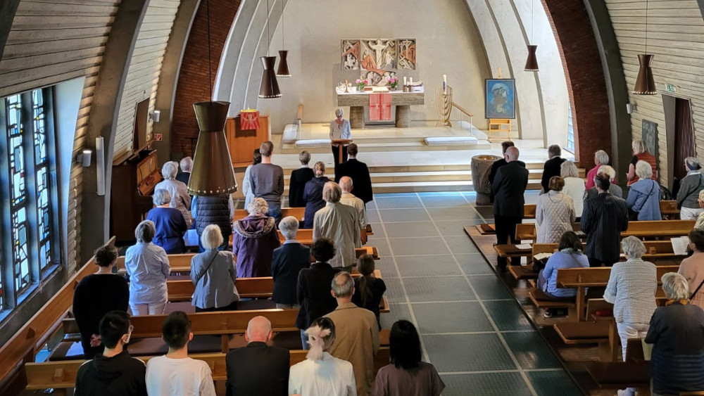 Abschied von der Nikodemuskirche: Am Pfingstwochenende wurde das Gotteshaus in Ohlsdorf entwidmet.
