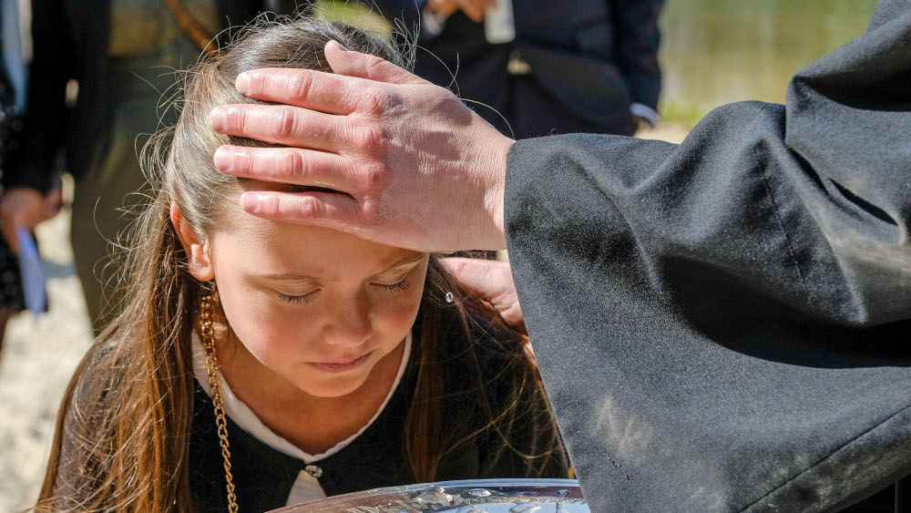 Image - Tauf-Aktion am Wasser