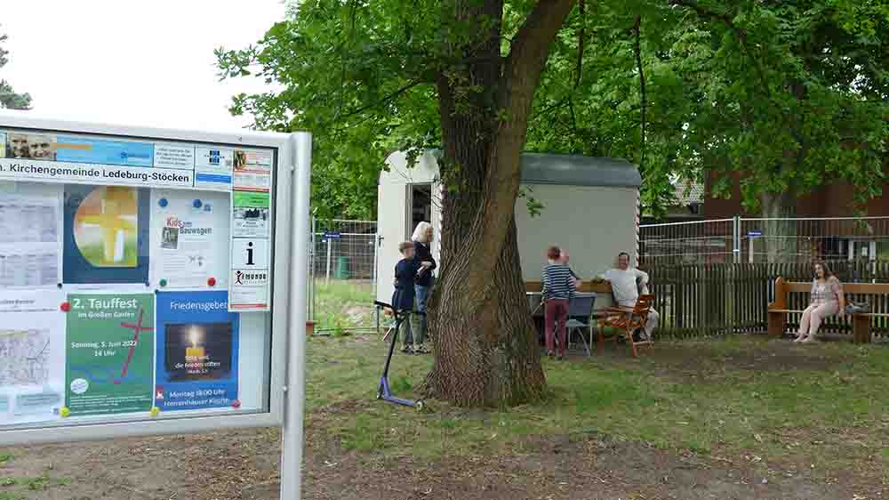 Am Bauwagen finden Konzerte und Nachmittage für Kinder statt Foto: Kirchengemeinde Ledeburg-Stöcken