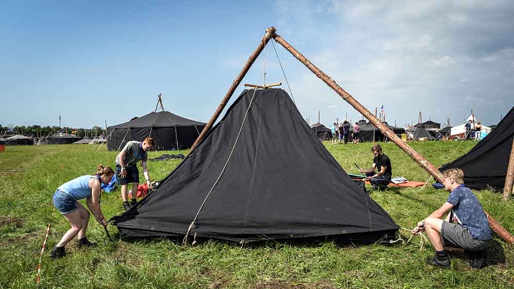 Image - Großes Pfadfindertreffen in der Lüneburger Heide