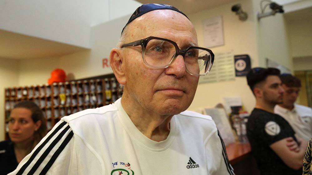 Shaul Ladany nahm 2019 an den European Maccabi Games in Budapest teil