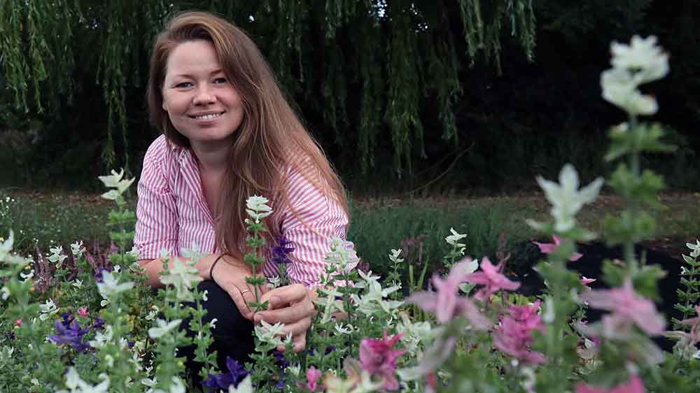 Leonie Korbach setzt auf Slowflower, also auf pestizidfreie Schnittblumen
