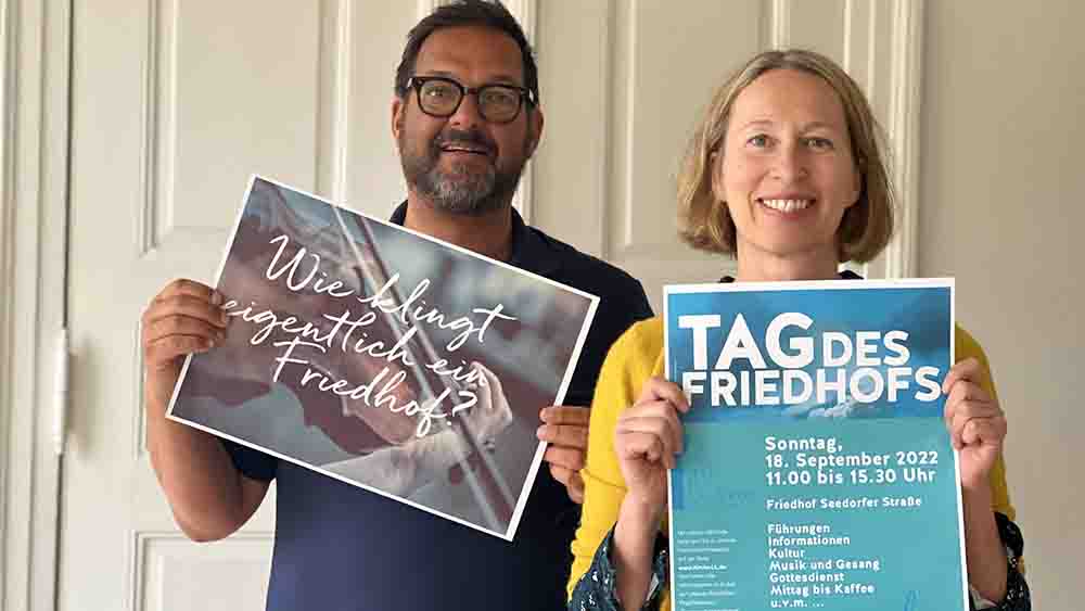 Anja Nitz und Bernd Jacob vom Kirchenkreis Lübeck-Lauenburg