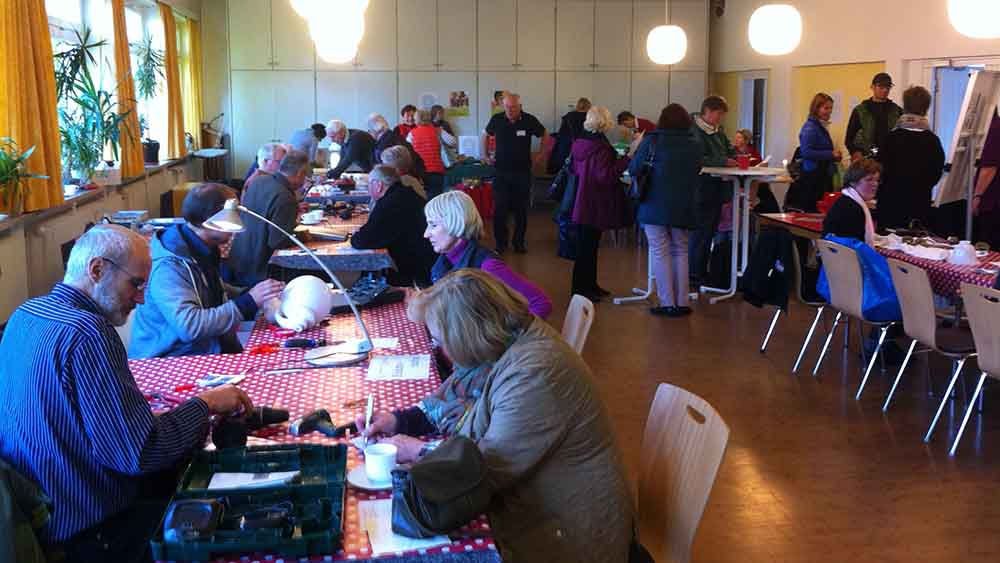Viel los im Pinneberger Repair-Café