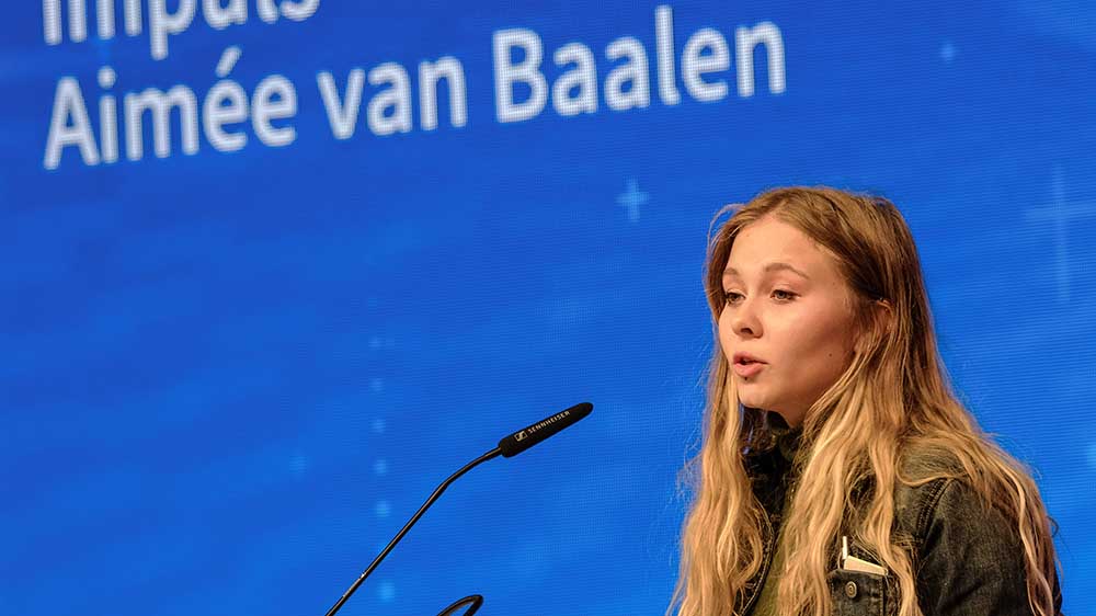 Aimée van Baalen sprach vergangene Woche vor der EKD-Synode