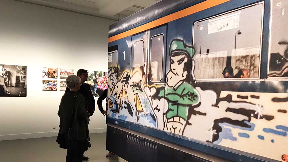 Auch S-Bahn-Wagen waren vor den Sprayern nicht sicher