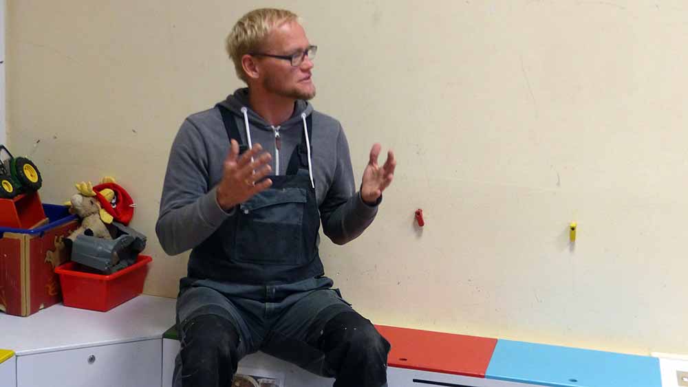 Sebastian Braun, Missionar und Sozialarbeiter, leitet das Patchwork-Center