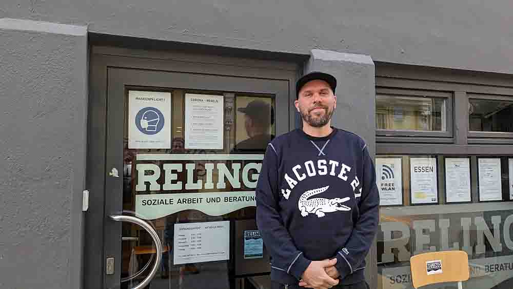 Matthias von Hacht leitet die Anlaufstelle "Reling"