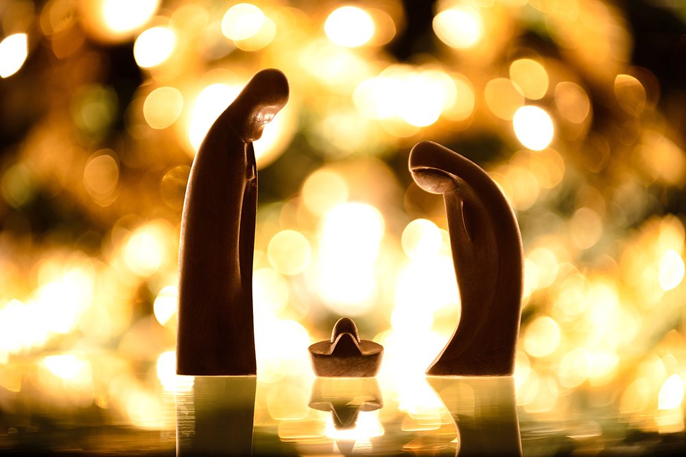 Zwei, die Gottes Eingreifen erkennen und staunend auf sich wirken lassen: Maria und Josef in der Heiligen Nacht.