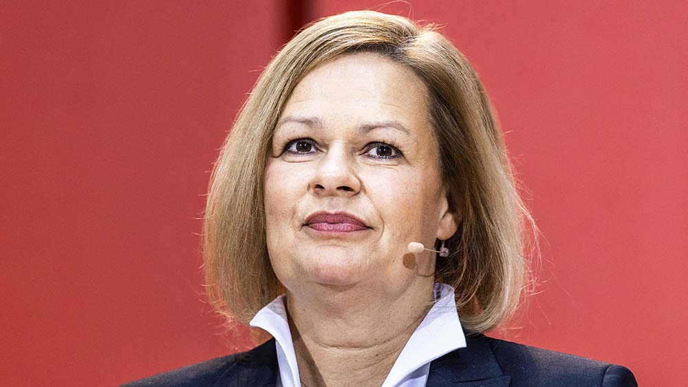 Bundesinnenministerin Nancy Faeser