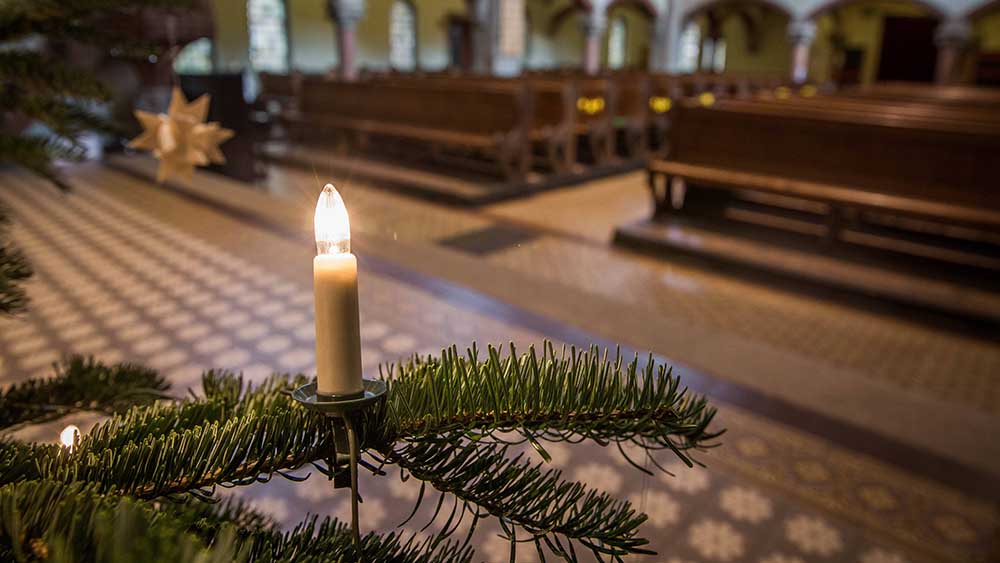 Der Gottesdienst gehört für immer weniger Menschen zu Weihnachten, hier die leere Markuskirche in Dresden