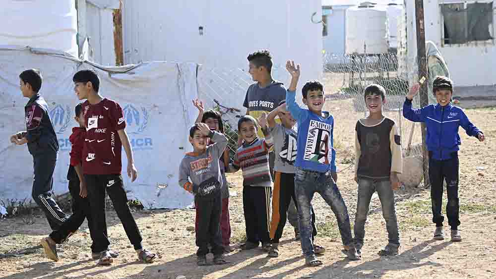Hilfsorganisationen brauchen mehr Geld, um weiter wie bisher helfen zu können, wie hier in einem Flüchtlingslager in Jordanien