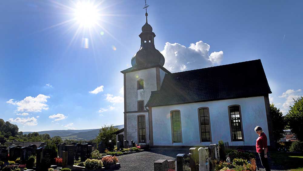 In dieser Kirche in Habel (Hessen) ist Hollywood-Legende Marilyn Monroe praktisch zuhause