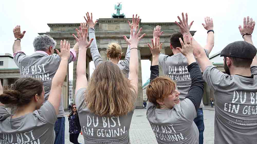 Grund zum Jubeln: 2017 fand der Kirchentag in Berlin statt