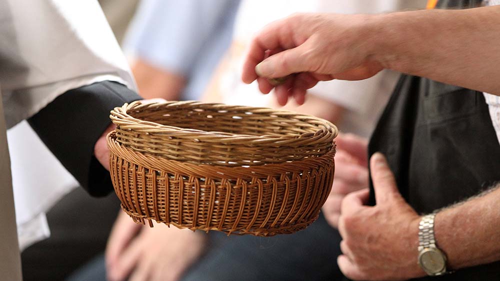 Gern dürfen Sie Geld für die Kollekte spenden – Sie müssen es aber nicht