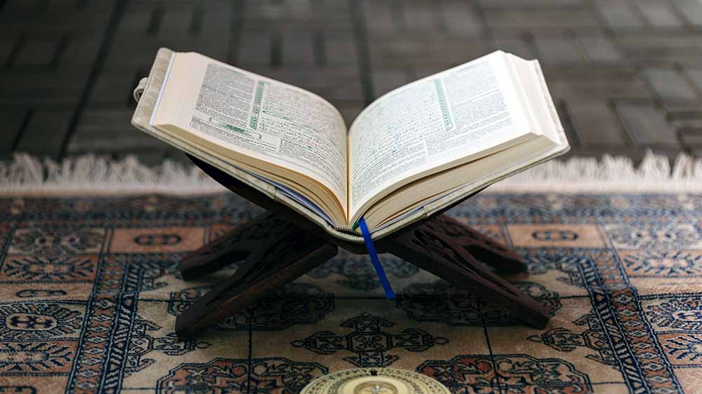 Aufgeschlagener Koran