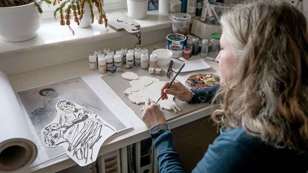 Sylvia Schalley arbeitete früher als Zahntechnikerin