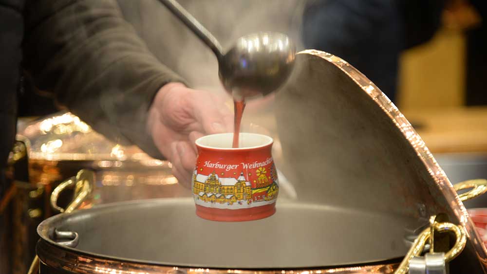 Endlich fließt wieder der Glühwein, wie hier in Hamburg