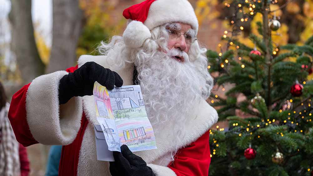 Auch im brandenburgischen Himmelpfort hat der Weihnachtsmann viele Brief bekommen