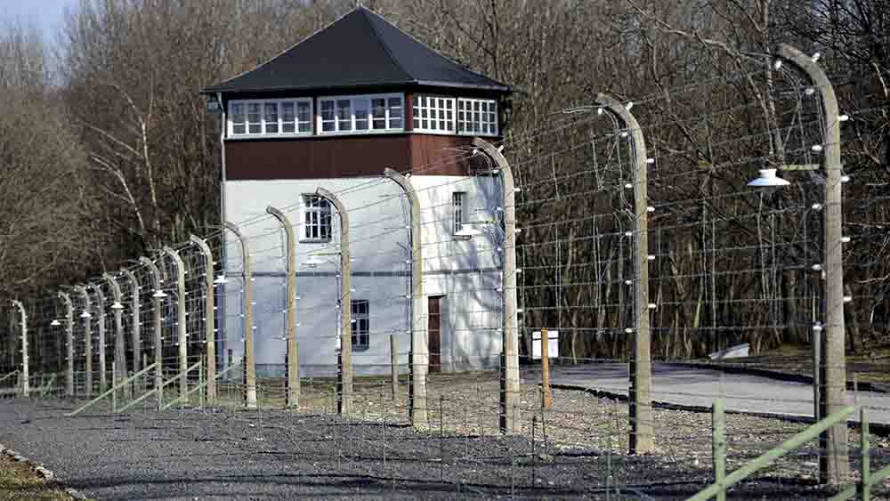 Blick auf die Gedenkstätte Buchenwald