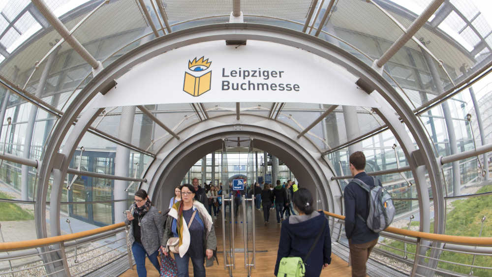 Eingang zur Leipziger Buchmesse