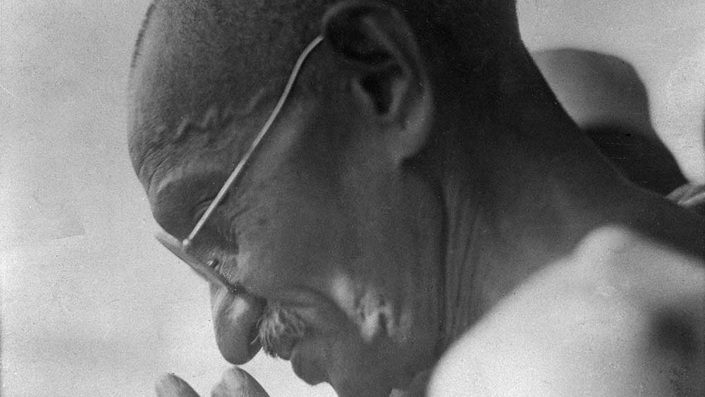Mahatma Gandhi im April 1931