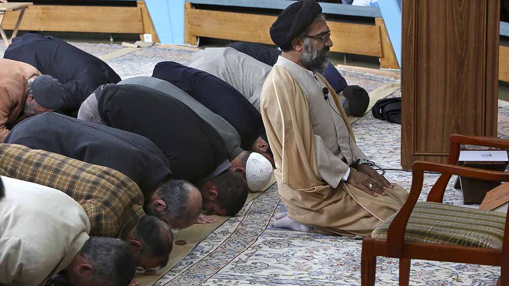 Gebet in der Blauen Moschee (Archiv)