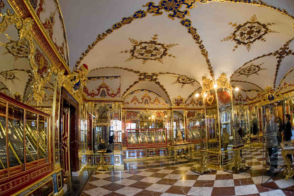 Das Grünen Gewölbe in Dresden genießt Weltruhm