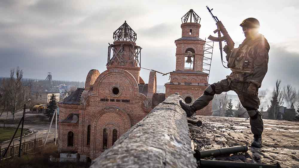 Auch um Kirchen wird in der Ukraine gekämpft, nicht nur mit Waffen (Archivbild)