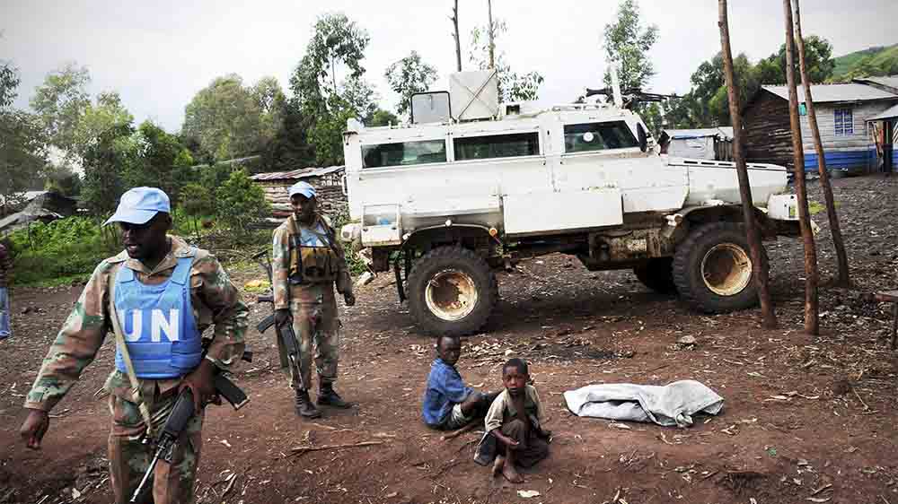 Die UN hat eine ihrer größten Friedensmissionen im Kongo (Archivbild)