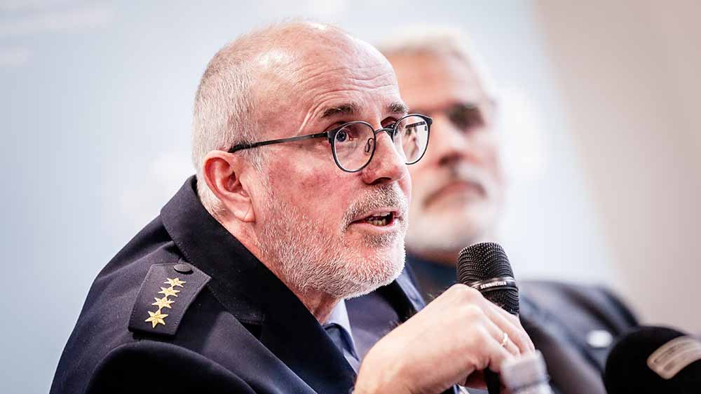 Wilhelm Sauer, Einsatzleiter der Polizei