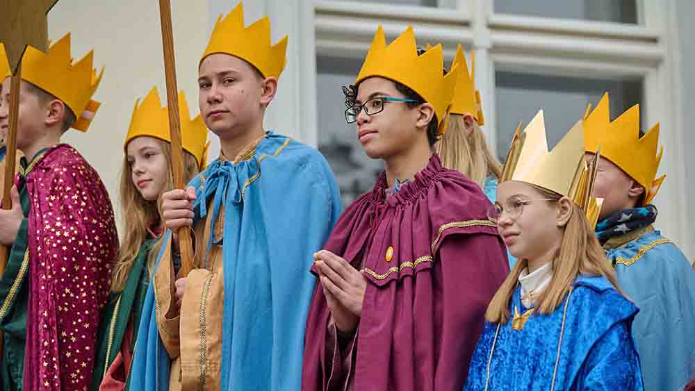Sternsinger aus dem Bistum Regensburg durften in diesem Jahr nach Berlin