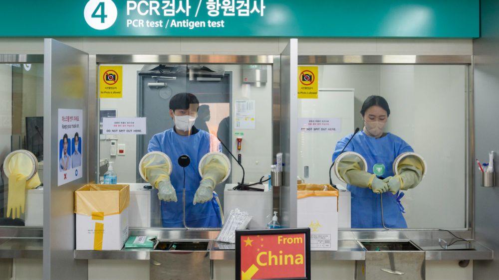 Reisende aus China müssen sich seit Anfang des Jahres bei der Ankunft in Südkorea testen lasssen