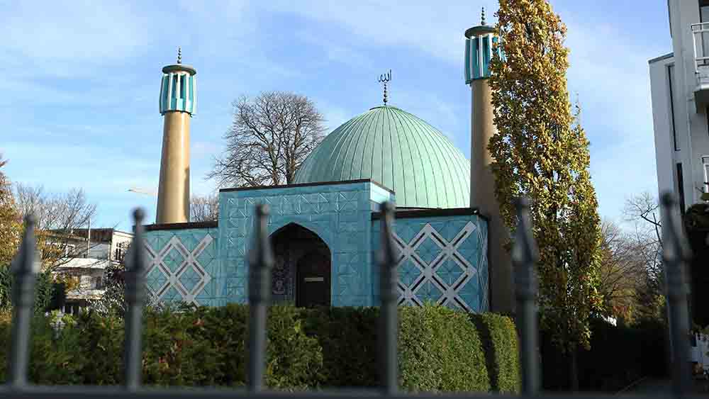 Die Blaue Moschee an der Alster gehört zum Islamischen Zentrum Hamburg