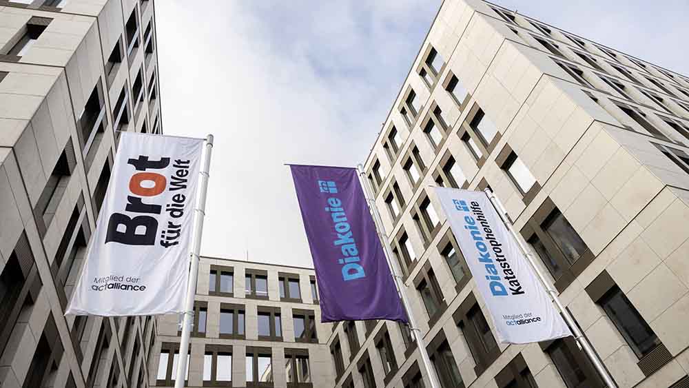 In das Gebäude der Diakonie in Berlin wird bald Rüdiger Schuch einziehen