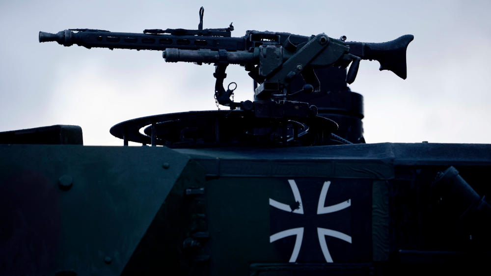 Ein MG 3 auf einem Leopard 2 A6 Kampfpanzer (Symbolbild).