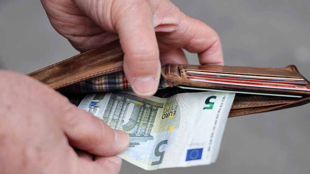 Viel ist nicht drin, wenn die Deutschen in ihren Geldbeutel schauen