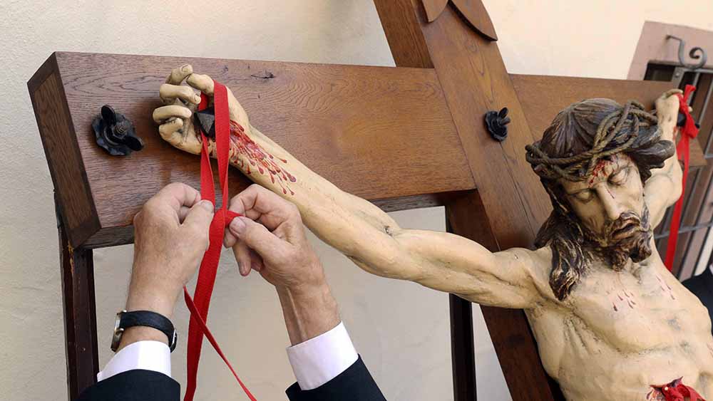 Karfreitag ist Jesus am Kreuz gestorben